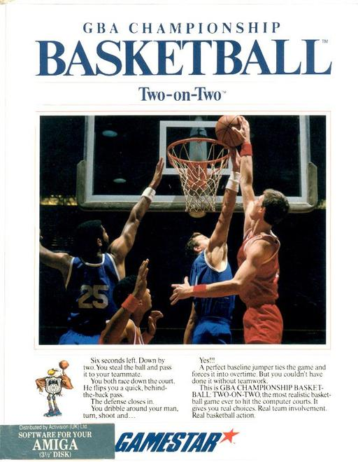 GBA Championship Basketball Two-on-Two box art for Amiga